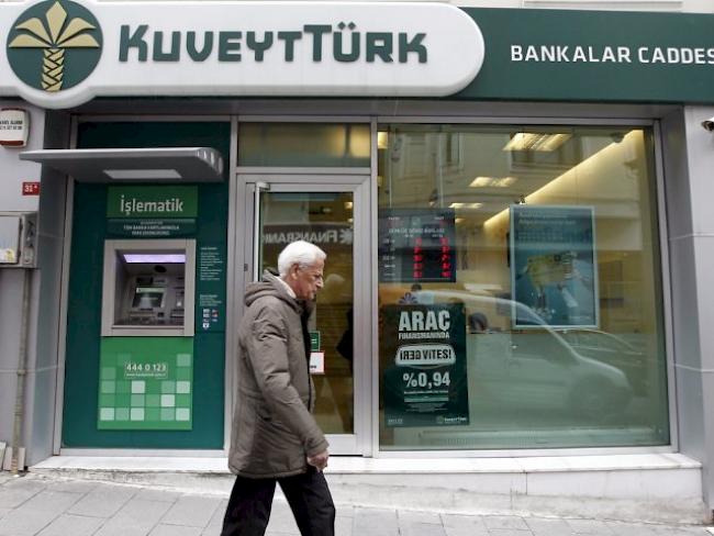 Eine Filiale der Kuveyt Türk Bank in Istanbul