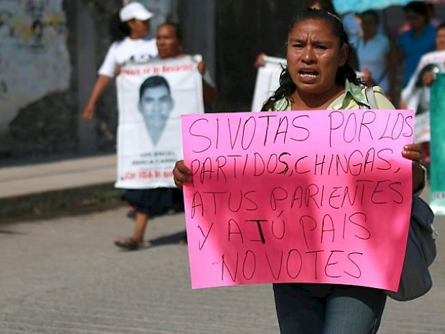 Immer wieder Proteste nach Studentenentführung in Mexiko (Archiv)